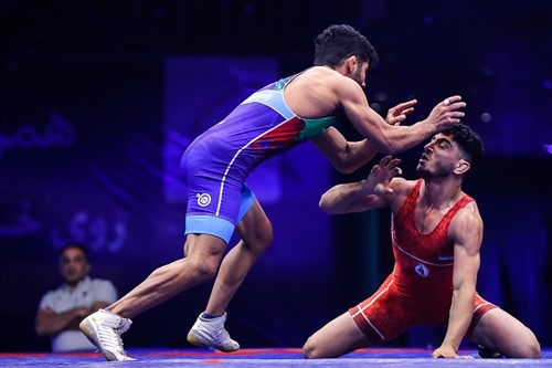 رقابت های کشتی فرنگی بزرگسالان قهرمانی باشگاههای خوزستان / اهواز :